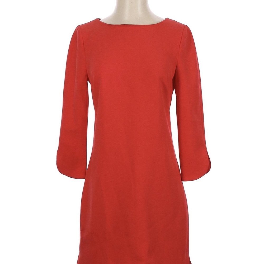 NWOT Vince Camuto Red Sheath Dress with Bateau Neckline